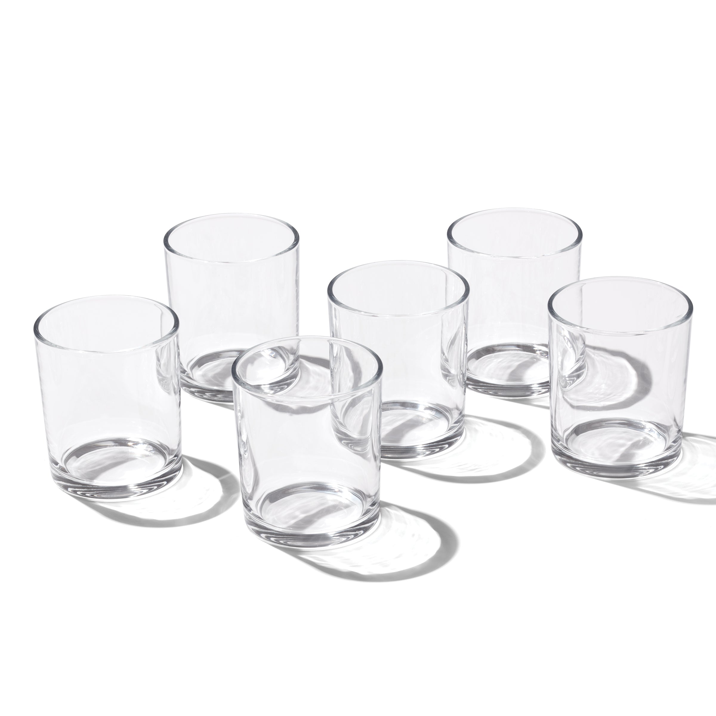 24 Seven Clear Medium Tumbler - Set Of 6
